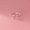 Trendy Open Diamond Bow Index Ring: Versatile Fashion Accessory