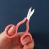 Stainless Steel Mini Pocket Scissors Paper Work Paper Cutter INS Safe Mini Scissor  Office School