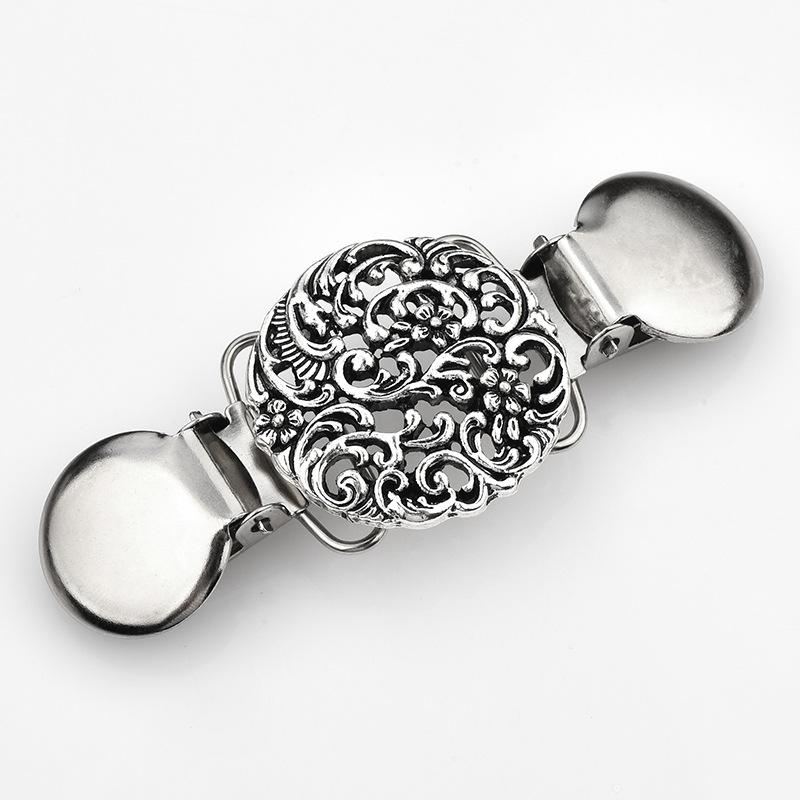 Scarf Cardigan Sweater Shawl Clip Qipao Outerwear Cape Retro Silk Clip