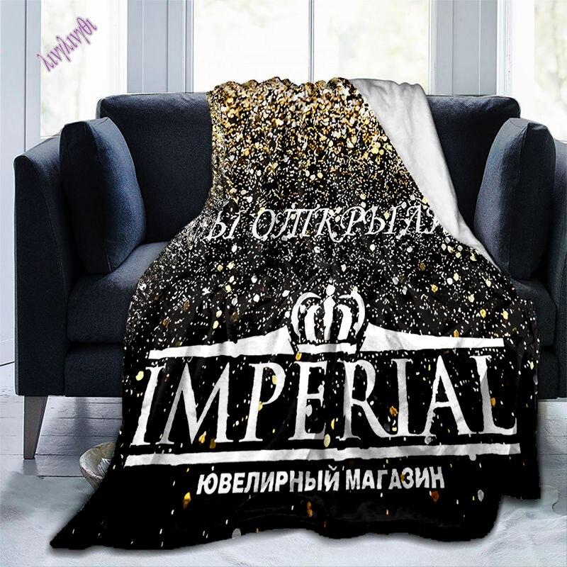 Şampanya Moet &; Chandon Atma Battaniye Moda Yumuşak Ve Rahat Flanel Kabarık Battaniye Çekyat Veya Kamp için