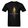 Funny Astronaut Pixel Art Funny T-shirt Round Collar Cotton Tops Tshirt Short Sleeve April Fool