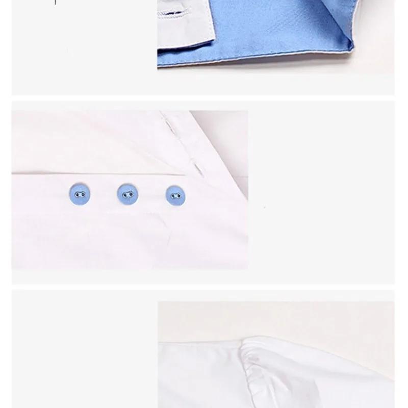 Jarní Dámské Jednobarevné POLO Límec Volný Střih Knoflíková Léga Dlouhý Rukáv Spodní Košile Elegantní Ležérní Top