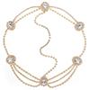Rhinestone Crystal Vintage Headpiece Dainty Design Wedding Head Chain  Wedding Ceremony
