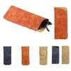Covered Sunglasses Bag Velvet Lining Eyeglasses Holder PU Leather Glasses Bag  Jewelry Packing