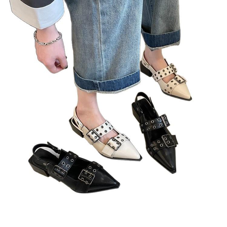 Retro Chunky Heel Mary Jane Shoes - Women's 2024 Summer/Fall Collection