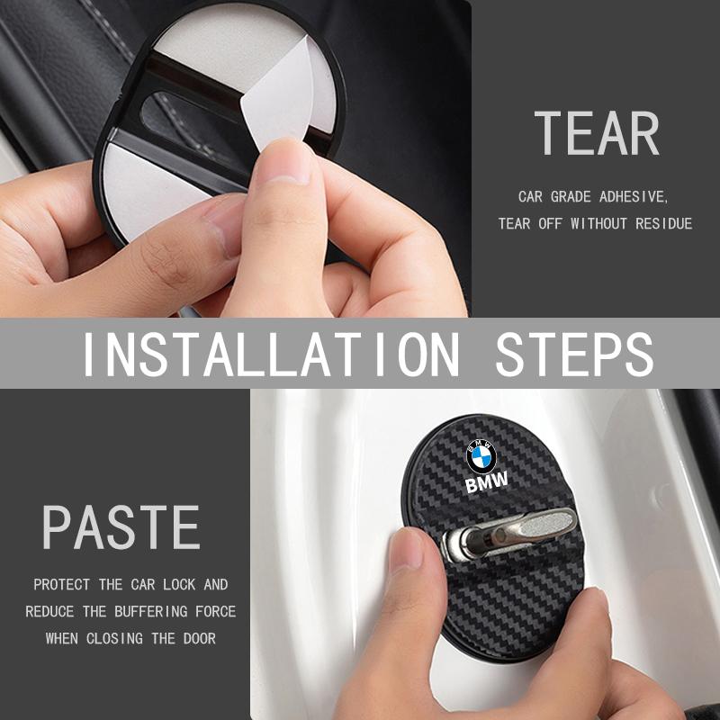 Car Door Lock Buckle Protector Cover Water Proof Lock Keys For BMW M Sport M2 M3 M4 M5 M6 E46 E90 E60 F10 F20 E87 X3 X6 FB0