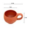 Handcrafted Mitti Clay Tea Cup Coffee Mug Set Natural Handmade Earthen Clay Kulhad Kullar Chai Ke Cup Pack of 6 (Clay Tea Cup-6 Pcs) 100 Ml Each