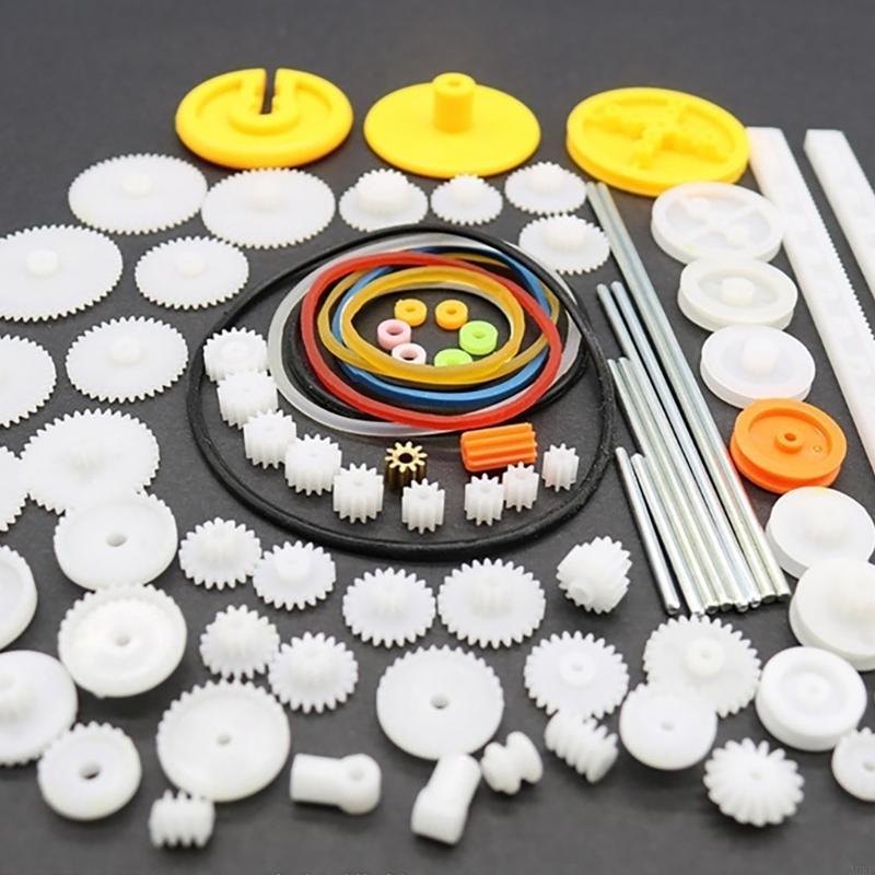 

82PCS/Set Plastic Gear DIY Accessories Set for Toy Motor Car Robot Model Kits A0KF China Mainland
