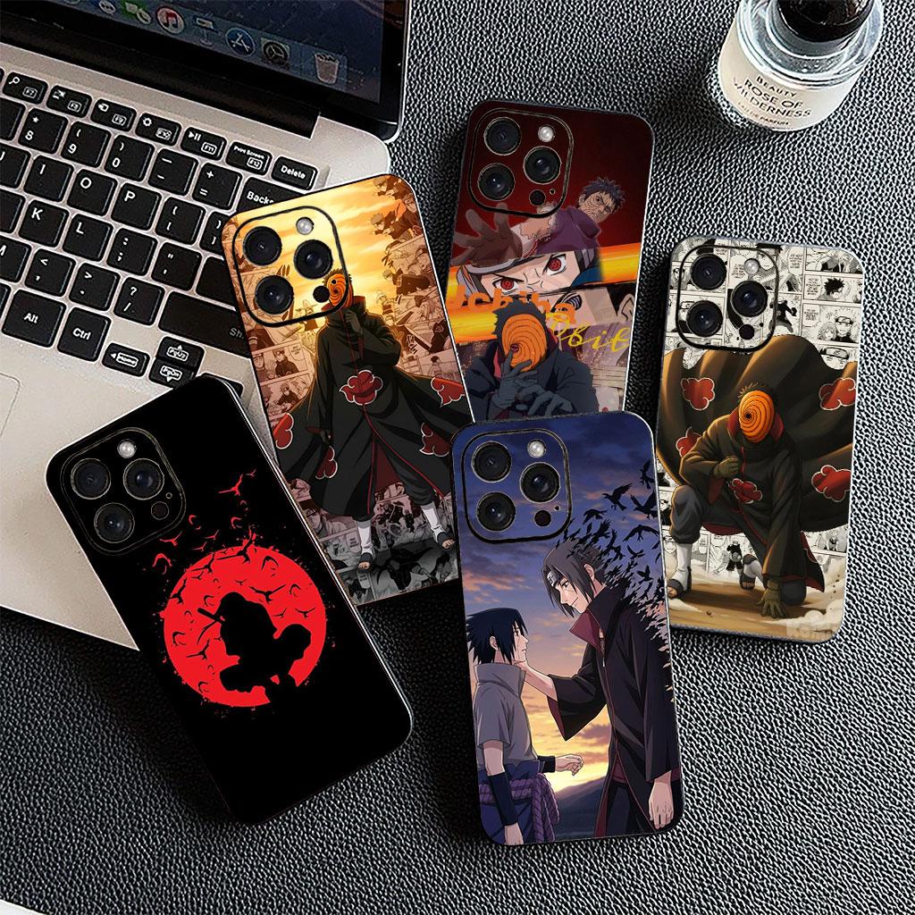 Sasuke Narutos Obito Uchiha Tobi Itachi Cover for Xiaomi Redmi Note 12 10 11 9 8 Pro 10C 12C 9T 9A Note11 Note12 5G 4G Case