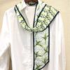Fresh Green, Narrow Strip, Silk Mulberry Silk Silk Scarf, Women'S Streamer Scarf, Suit, Thin Shirt.