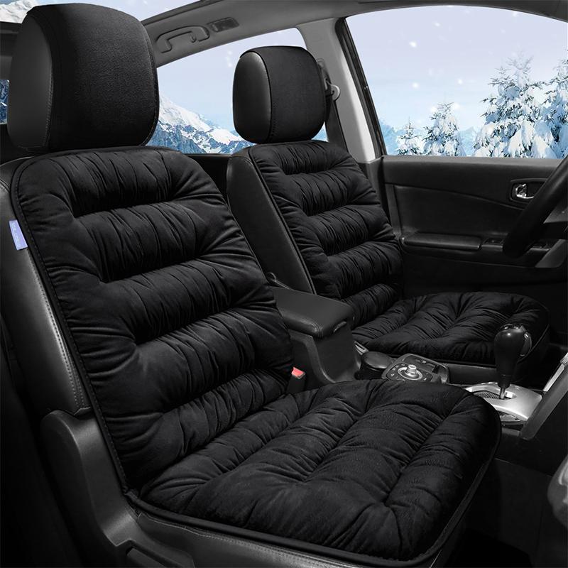 Winter Down Car Seat Cushion Split Headcap Car Front Seat Cushion Thickened and Soft Car Seat Cover
