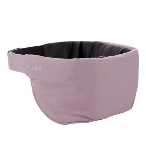 

ELECOM Eye Mask, Aromatherapy Compatible, Includes 2 Aroma Sheets, Long Type Covers Ears, Light Blocking, Relaxing, Washable, Sleep Aid, Relax Mauve (