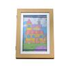 A4 Children Art Frame Sets Size Wooden Replaceable Photo Display for Poster Photo Drawing Paintings Pictures Display