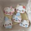 5Pcs Girl Hairpins Pixel Cat Funny Expression Design Non-Slip Clips Broken Hair Bangs Hair Pins Lightweight Hair Accessories