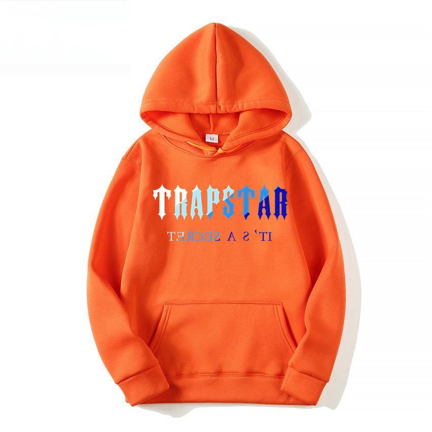 TRAPSTAR Men's Sportswear: Warm 18-Color Hooded Sweatshirt & Pants Set