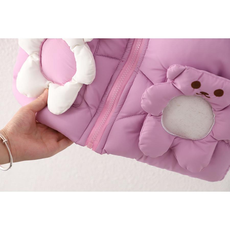 Jachetă căptușită din bumbac, Jachetă căptușită de iarnă pentru bebeluși în stil nou, Jachetă căptușită pentru copii îngroșată