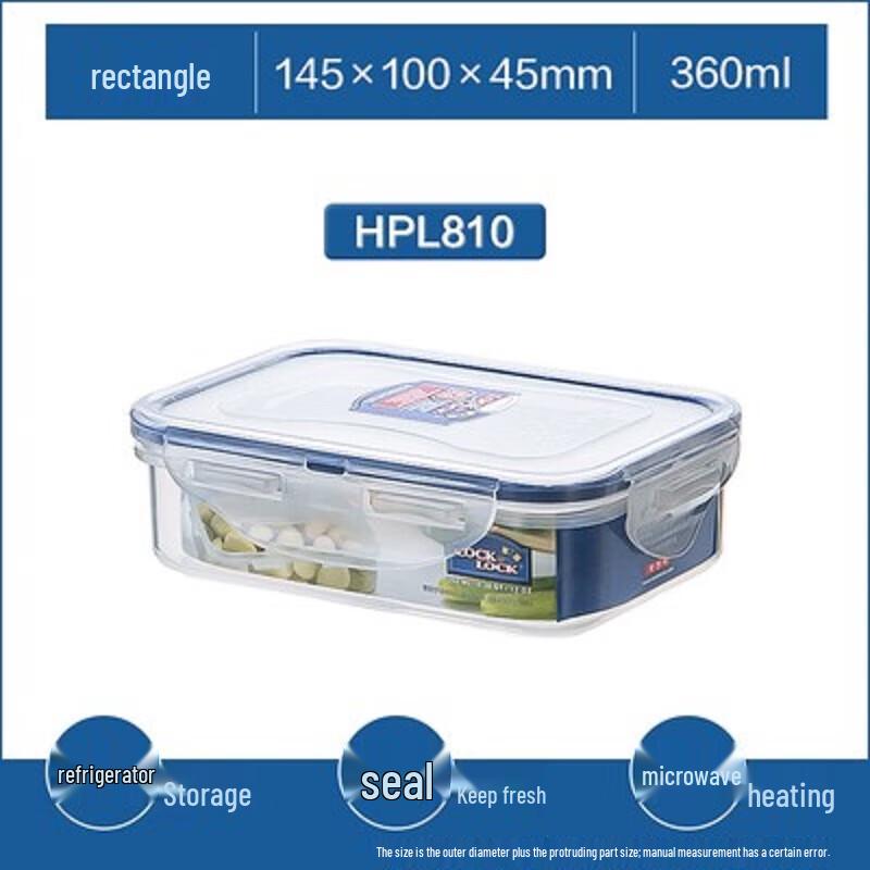 LocknLock Plastic Food Storage Container 360ml x 2