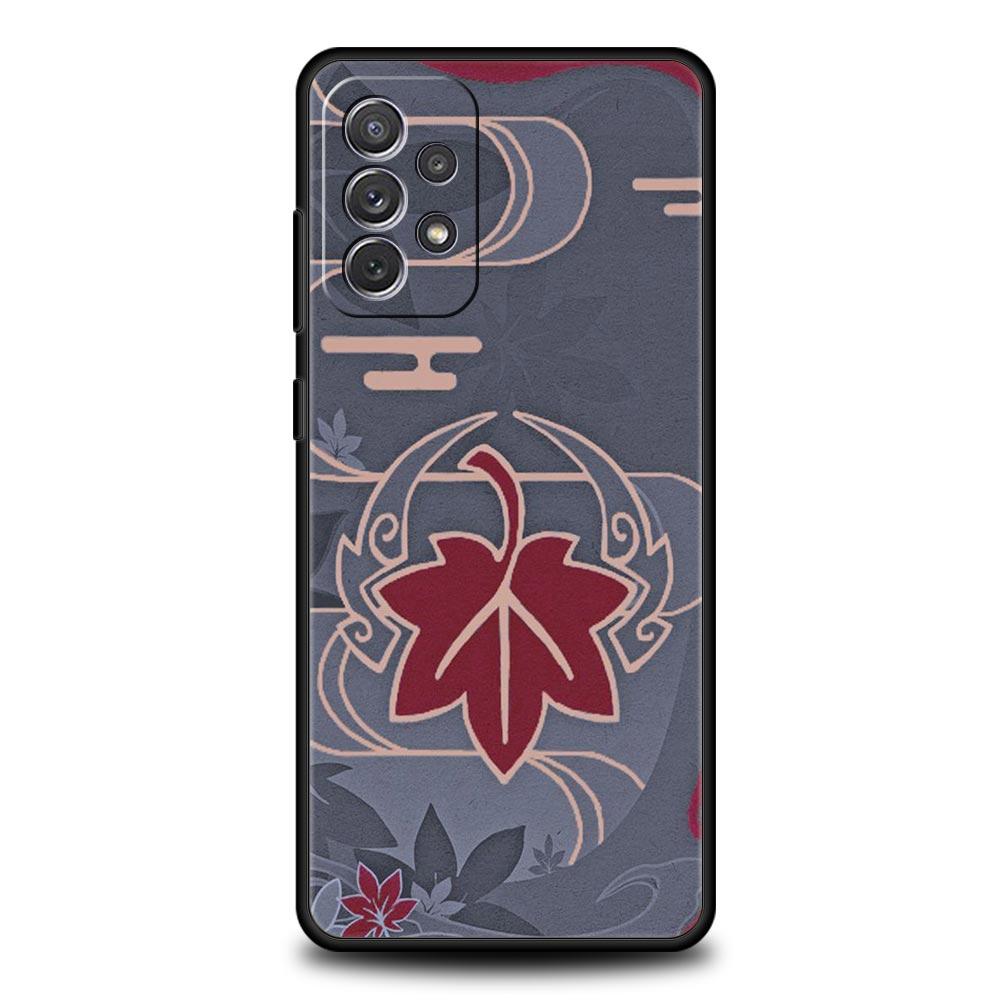 Cute Genshin impact Logo Case For Samsung Galaxy A51 A71 A41 A31 A21S A11 A01 A03S A12 A32 A52 A22 A13 A23 A33 A53 A73 5G Cover