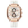 REWARD 831509 RD831509M Square Shape Dial Men Wrist Watch 30M Life Waterproof Quartz Movement Clock Silicone Strap Men's Watches
