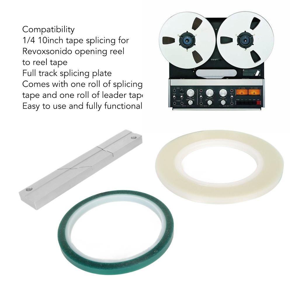 1/4 10 Inch Tape Splicing Set for Revoxsonido 1/4 10 Inch Open Reel to Reel Tape Media
