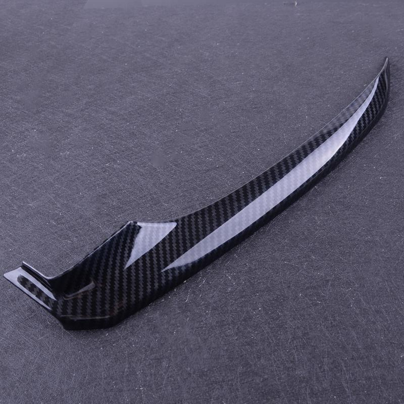 2PCS Car Carbon Fiber Texture ABS Front Bumper Lip Corner Cover Trim Sticker Fit for Toyota Camry 2018 Accessories