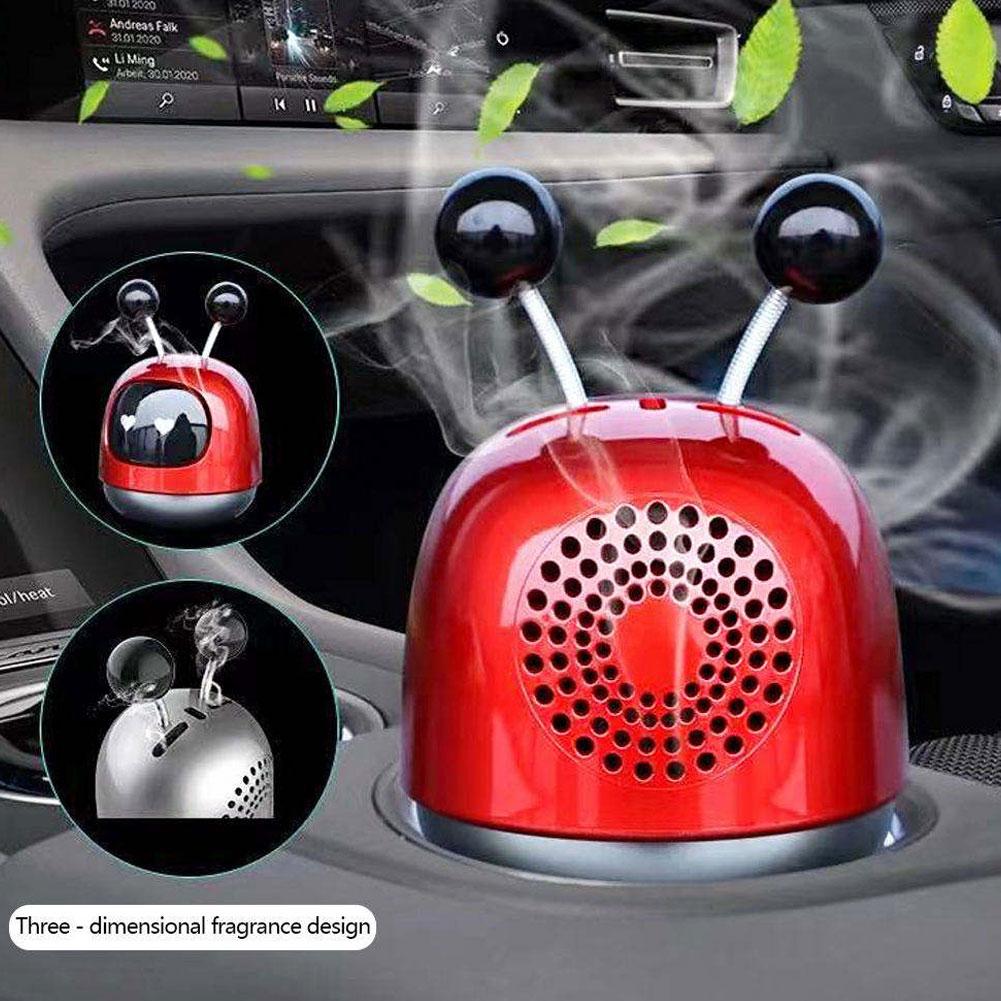 Cute Robot Car Air Freshener Creative Dashboard Ornament Long Lasting Car Perfume Diffuser Interior Decor Accessories Gift for Men Women