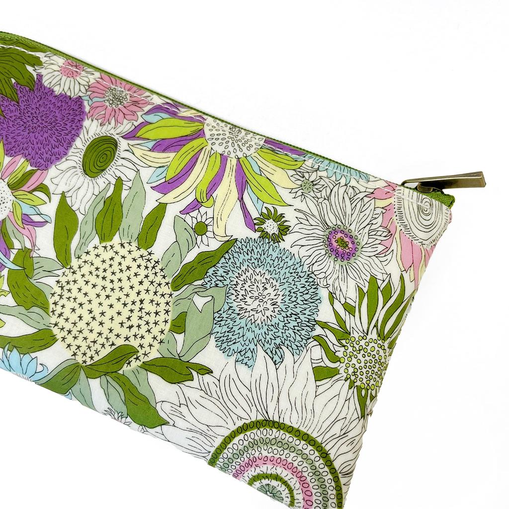 Liberty Print Wallet Pouch, Made in Japan (Small Susanna)