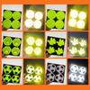 Set of 4 Reflective Bike Stickers Waterproof Designs Bicycles Reflector for Improved Nighttime Riding Safety & Visibility