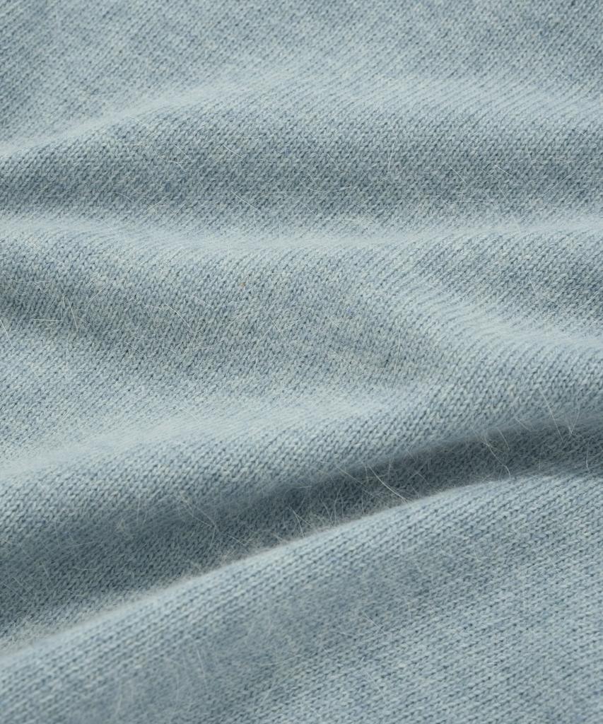 COVERNAT WOMAN Collar Angora Half Knit Sky Blue