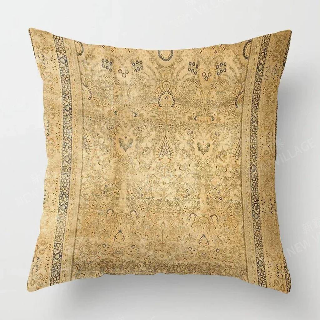 Fall Home Decor Autumn Living Room Throw Pillow Sofa Boho Cushion _ _ Persia Moroccoztt-,(3)