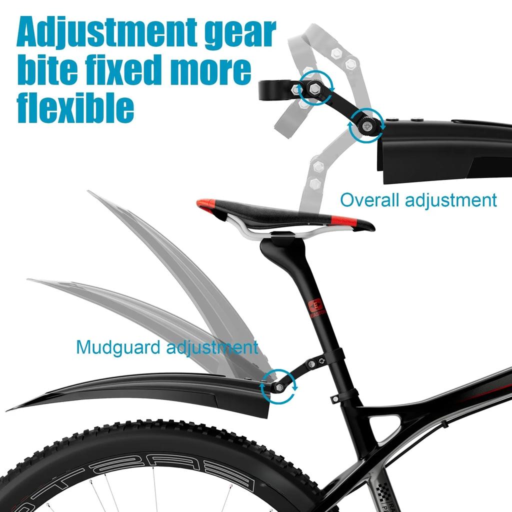 2pcs Mountain Bike Fenders Bicycle Fenders Mountain Road Bike Front and Rear Fenders