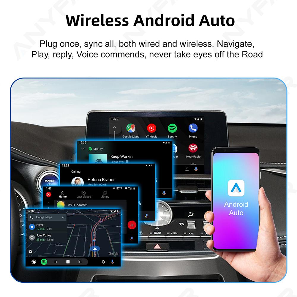 Wireless CarPlay Android Auto Interface for Lexus ES/UX/NX/IS/RX/GX/RC AirPlay Mirror Link Navigation Car Play Functions