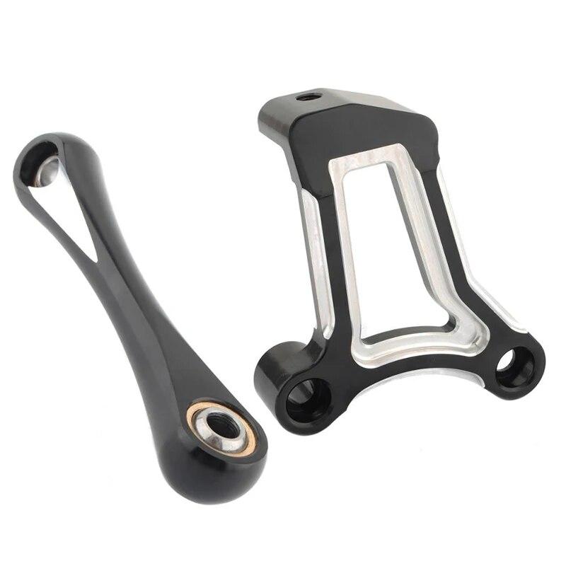 

Motorcycle Parts Cut Front Engine Mount Bracket Stabilizer Link For Harley Touring Electra Road Glide 2009-2016 UNDEFINED черный белый