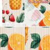 Set Of 2 Flat Printing Curtains Without Rod Fruit Fiesta Design Saint Patrick Is Day Holiday Semi Curtain With Light Filtering Polyester