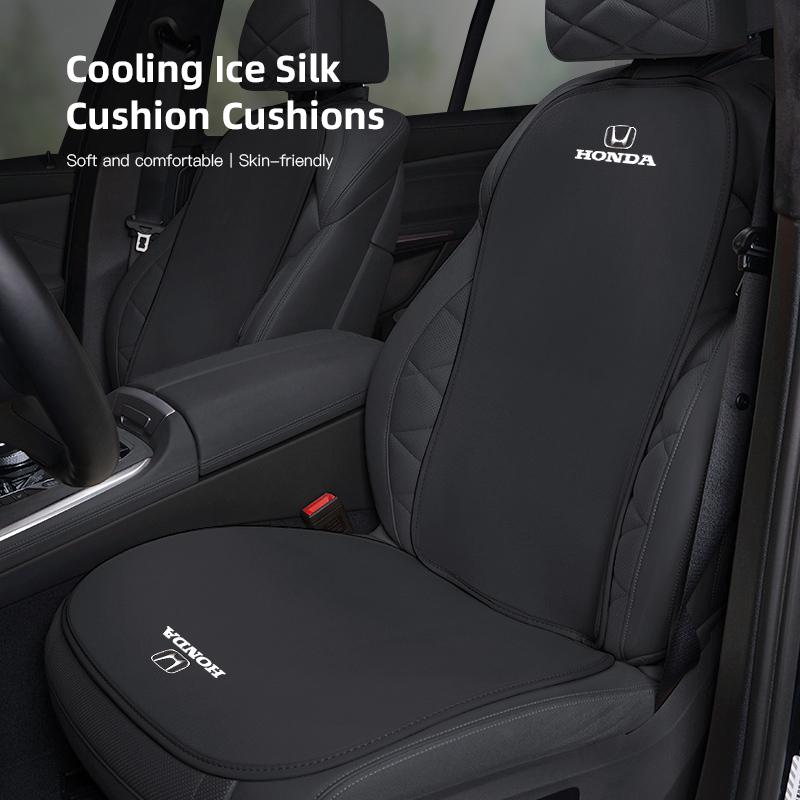 AAAKM1 Car Seat Cushion Cover Breathable Ice Silk Soft Mats For Honda Civic Accord Fit Jazz CRV BRV HRV Insight Pilot Passport TYPE-R
