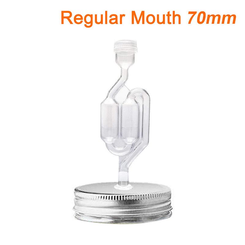 Wide Mouth Mason Jar Fermentation Lid Air Valve Set Mason Jar Fermenting Lid Fermentation Kit For Fermentation Air Valve 70MM
