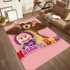Masha Bear Carpet Suitable for Study Room Entryway Balcony Playrooms Anti-slip Rug Decorate Offices Best for Christmas