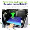 GECO Platte PLA Kaltbauplatte für Bambu Lab P2S P1S P1P X1C H2D H2S A1 A1 Mini Stahlbett Doppelseitig Super Haftung Keine Heizung