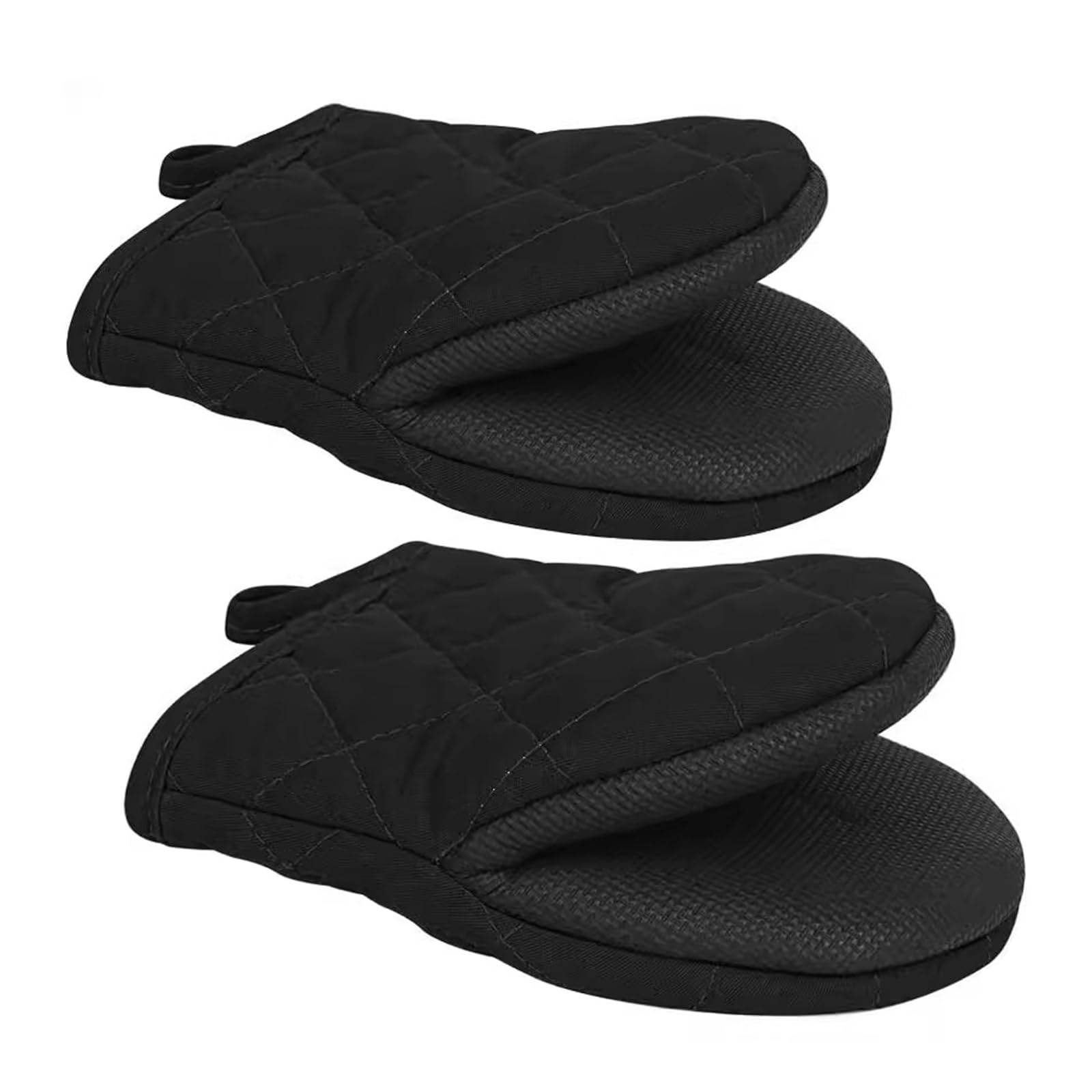 

BaraRose Oven Set of Silicone Oven Gloves for Pot and These stylish and durable silicone oven gloves are perfect for microwave Heat-Resistant Mitts, чёрный