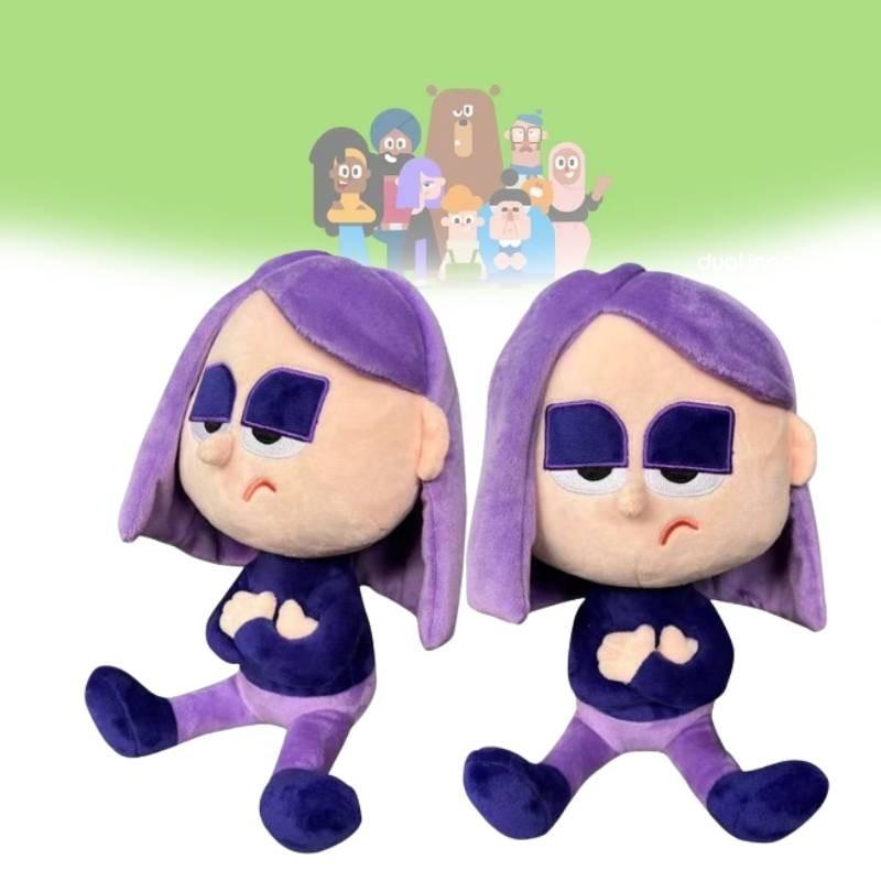 Adorable Duolingo Lily Plush Toy Soft Crystal Velvet Stuffed Doll For Kids