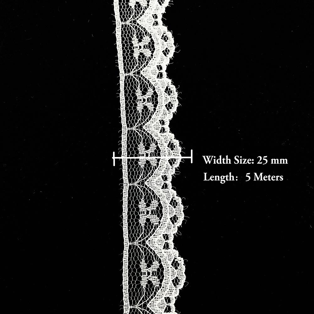 5 Meter Weiß Schwarz Spitzenband Sortierte Muster Borten für Geschenkverpackung Weihnachten Hochzeitsdekorationen DIY Basteln Nähzubehör