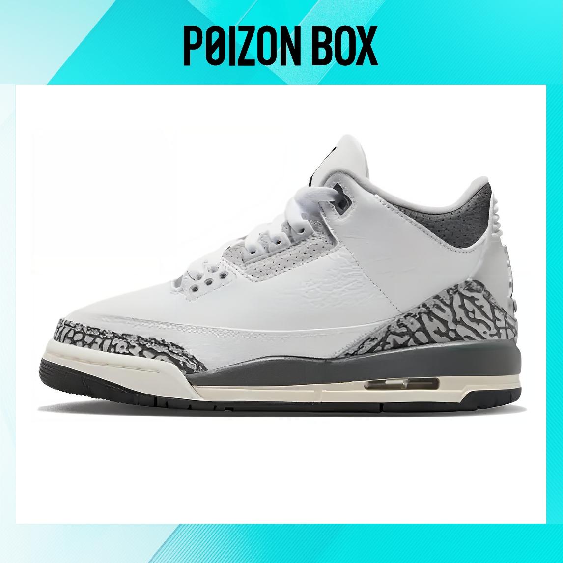 

кроссовки Air Jordan 3 RetroHide N Sneak (GS) White/Grey DX6665-100