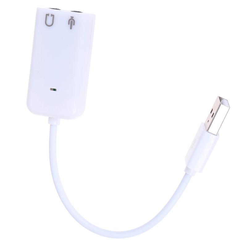 External Usb Audio Sound Card Adapter 7.1 Virtual Channel With Cable 3.5Mm
