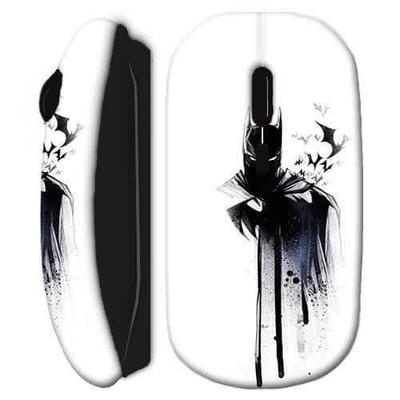 Souris Sans Fil - Batman - Chauves Souris - Noir - USB Wifi - Compatible Mac Et PC