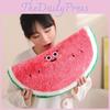 Cartoon Simulation Watermelon Pillow Plush Toy For Kids Bedroom Ornament