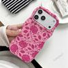 Red Rose Mobile Phone Case Apple 15promax Premium Sense Wave 2-in-1 Film Case iPhone17 Women's Model