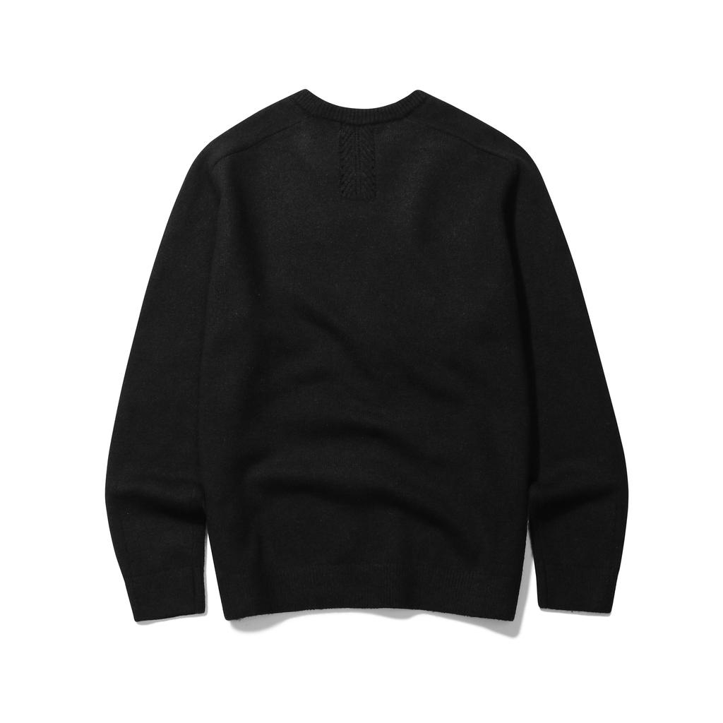LEDEPT Washable Raglan Round Pullover [Black]