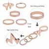5 Stück/Set Neue Mode Trendiger Schmuck Blitzwellen Fingerring Set Geschenk für Frauen Mädchen Ringe für Frauen