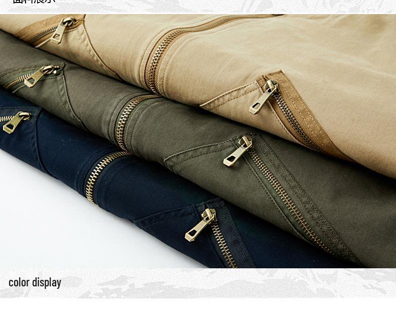 Herren Plus Samt Lammwollmantel: Lockere Fliegerjacke für Jugendliche, Baumwoll-Oberbekleidung für Herbst und Winter.