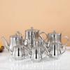 1Pc Stainless Steel Cooking Kettle Portable Pot Household Oil Pot with Filter Large Capacity Oil Storage Tank Thickened OZ Pot
